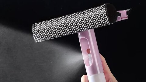 Double-sided Window Cleaning Brush Scraper with Spray