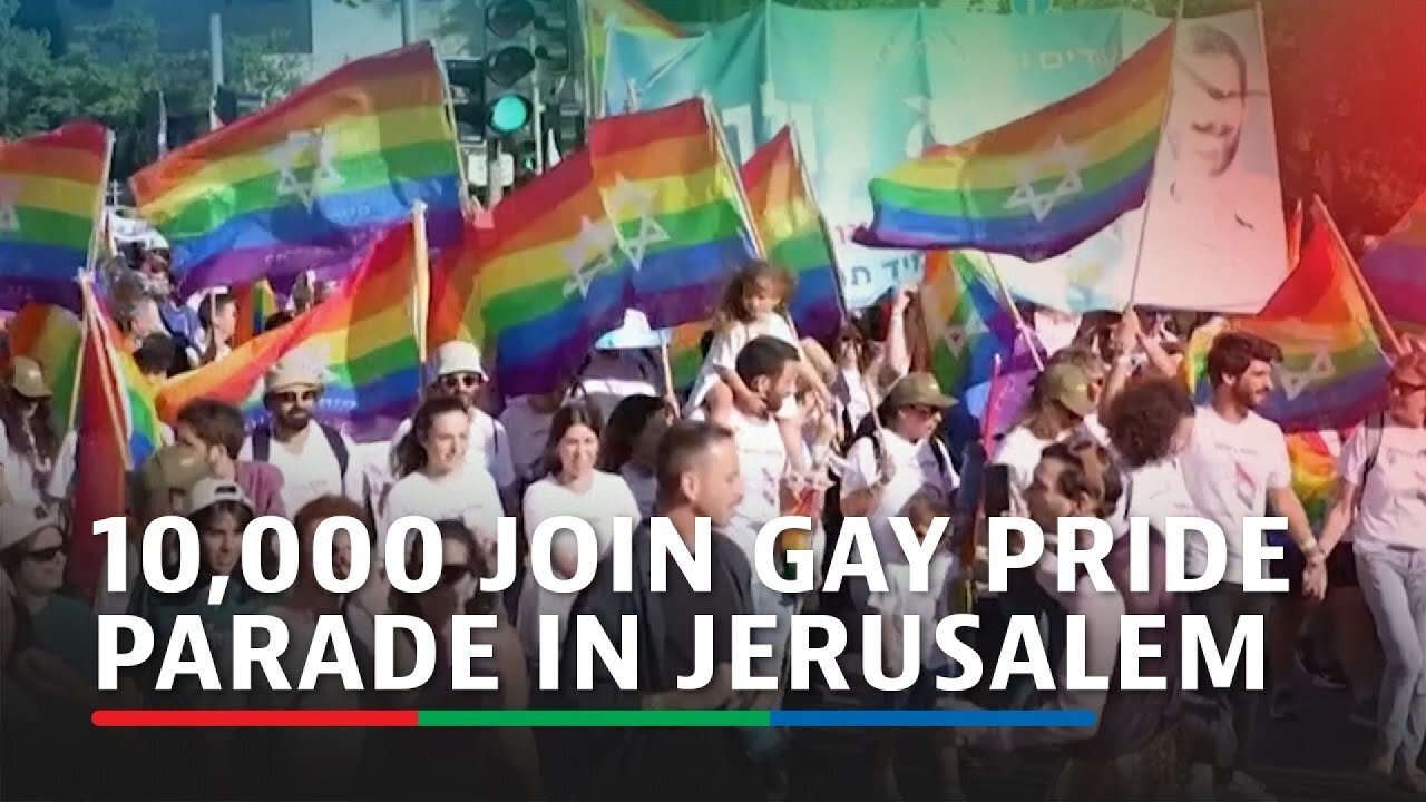 NOTIZIE DAL MONDO Pride Month 2024🏳️🌈 inizia il mese di giugno,l'annuale mese dell'orgoglio sodomita LGBTQIA-A Gerusalemme nello stato sionista d'Israele migliaia di 'ebrei' festeggiano la loro ricorrenza LGBTQ