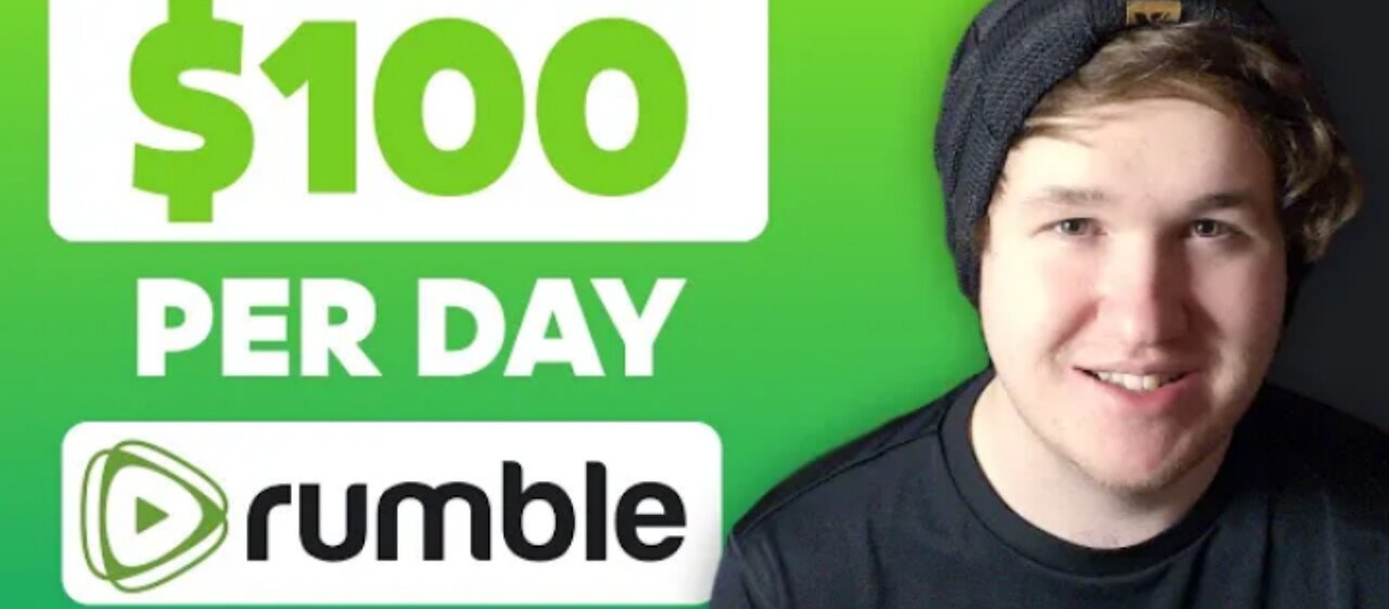 How to make money with rumble - for beginners