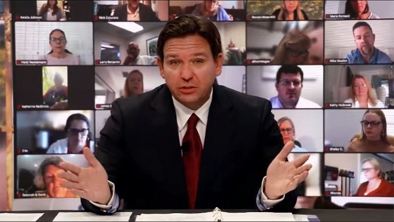 Governor Ron DeSantis holds an accountability roundtable for mRNA shots 💉=☠️