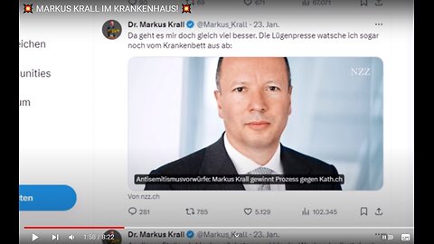 MARKUS KRALL IM KRANKENHAUS!