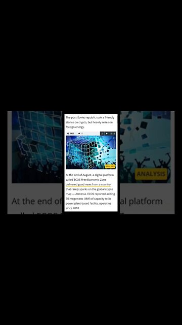 Armenia Aims to Position Itself as a Bitcoin Mining Hub #cryptomash #armenia #mining #viral #crypto