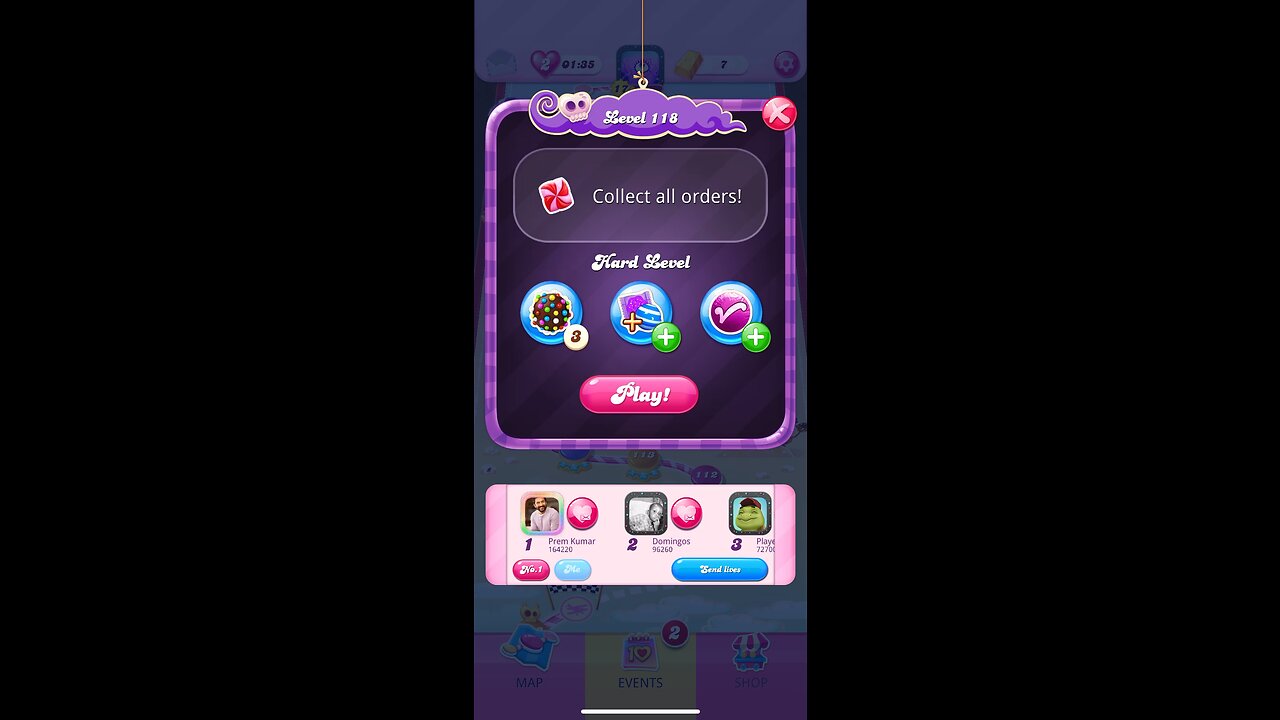 Candy Crush Saga Level 118