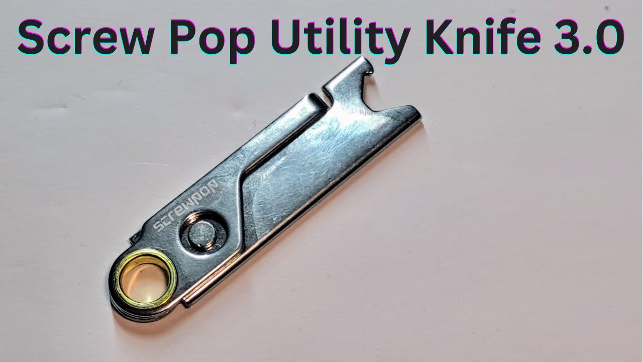 Screwpop Ron's Utility EDC Knife 3.0