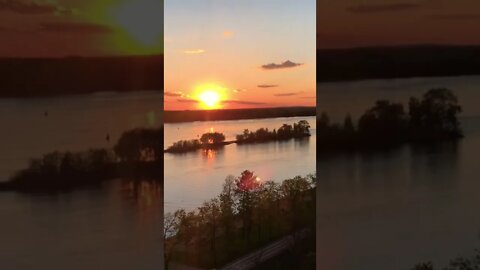 Kremenchuk Ukraine sunset