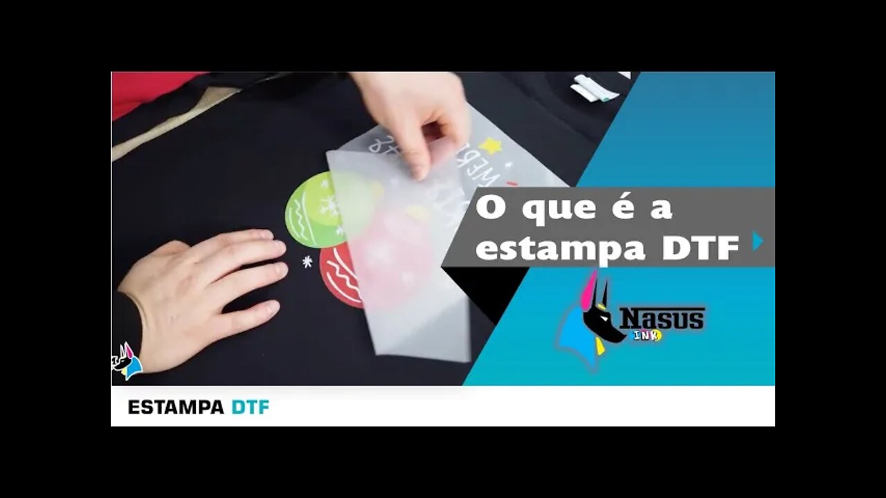 Estampa direta no algodão e tecidos escuros com DTF