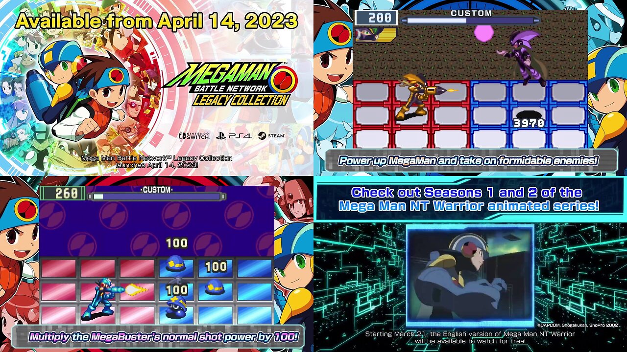 Mega Man Battle Network Legacy Collection [April 14,2023 Release Trailer]