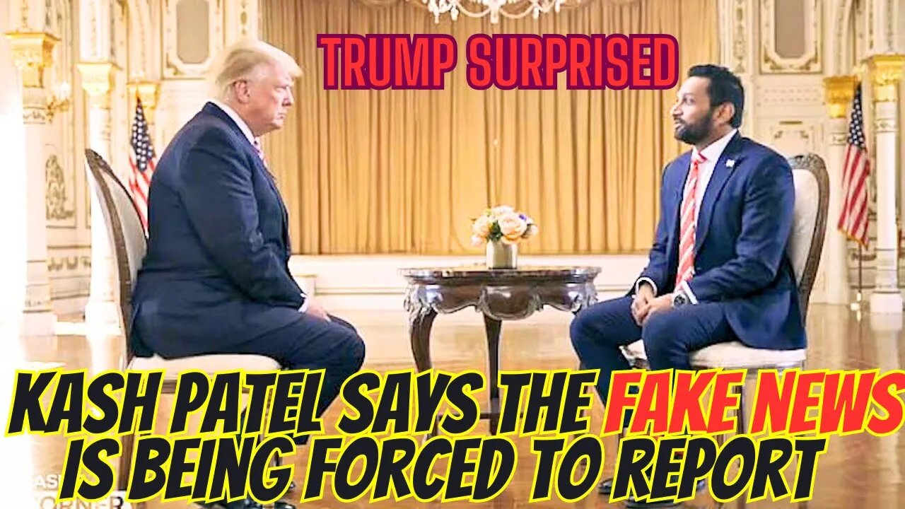 TheStormHasArrived on Twitter Kash Patel says the fake news is being forced to report