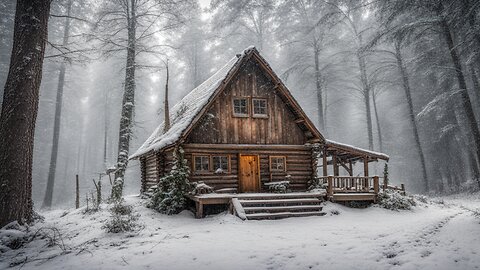 Snowing and Thunder | Relax and Meditation, and let your stress disappear. Best for fast Sleep.