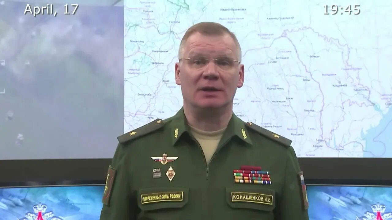 Russia's MoD April 17th Nightly Special Military Operation Status Update!