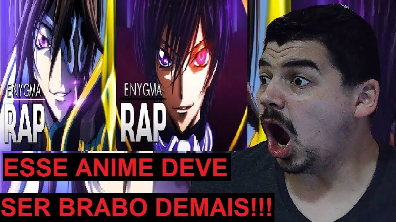 REACT 2 EM 1 RAP DO LELOUCH I E II - CODE GEASS - ENYGMA - MELHOR DO MUNDO