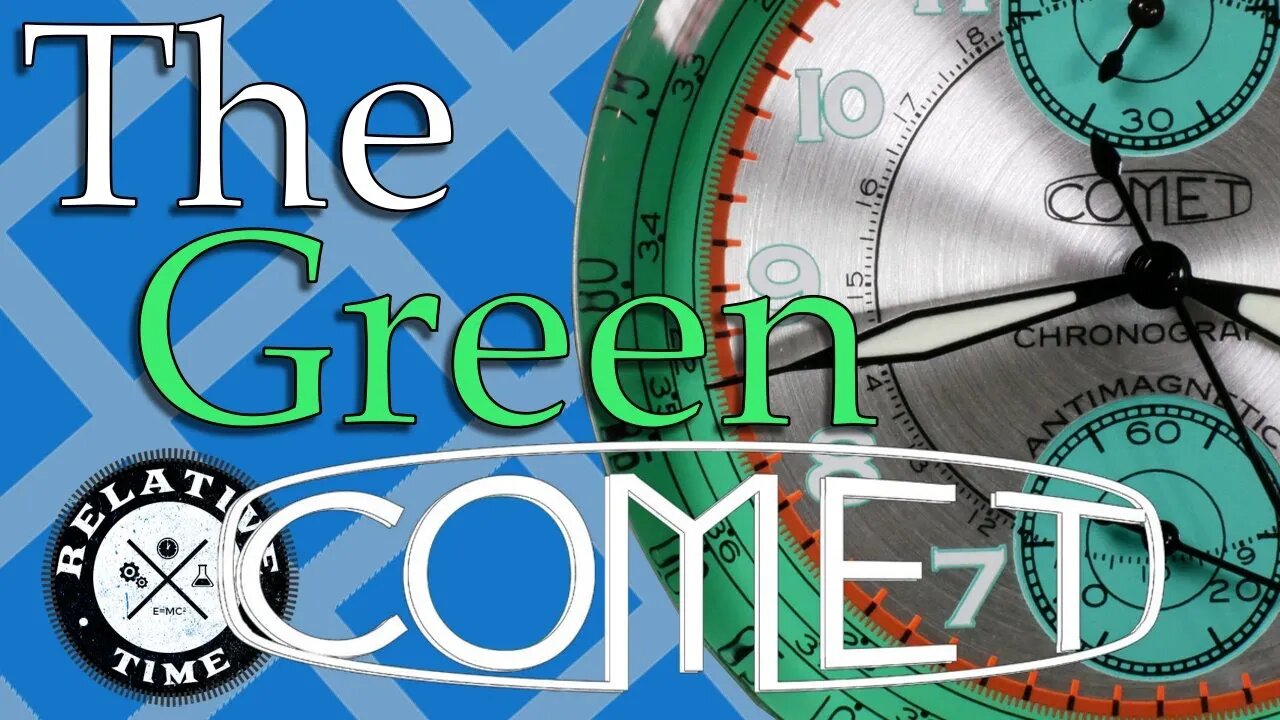 The Green Comet | A 1940s style Chrono. Comet Chronograph Kickstarter Review