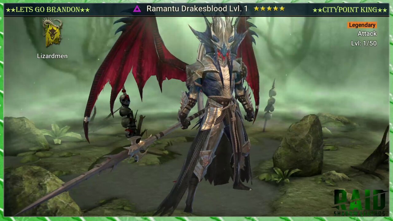 Raid Shadow Legends - Ramantu Drakesblood - Classic Skin