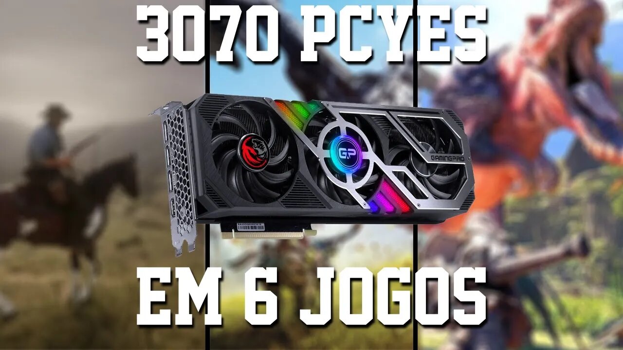 RTX 3070 PCYES - TESTE EM JOGOS