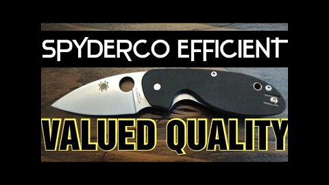 SPYDERCO EFFICIENT,