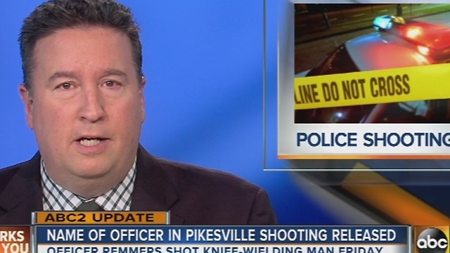 Officer who shot knife-wielding man in Pikesville identified