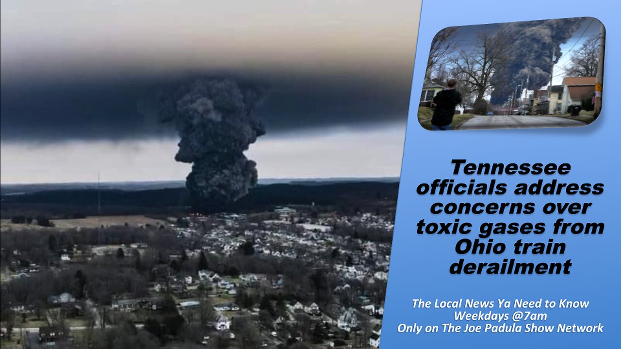 Tennessee officials address concerns over toxic gases from Ohio train derailment, Do They?