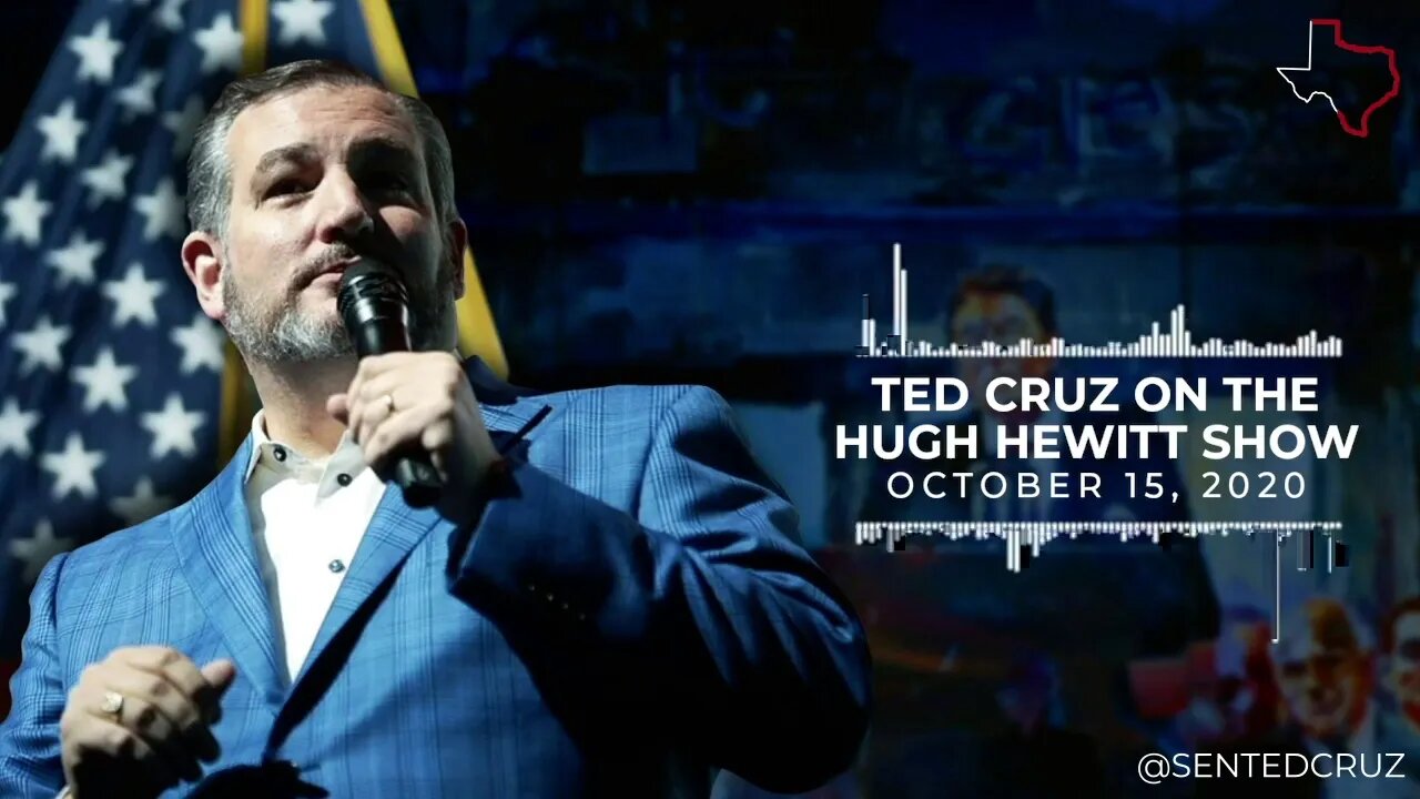 Cruz on the Hugh Hewitt Show Discusses Big Tech Censorship & Judge Barrett's Confirmation Hearing