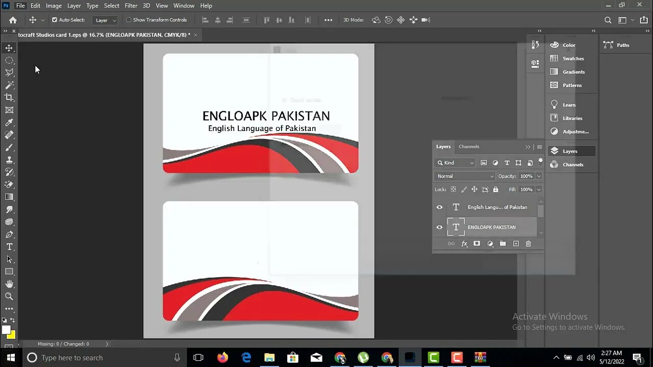 how to make ID card in Photoshop step by step