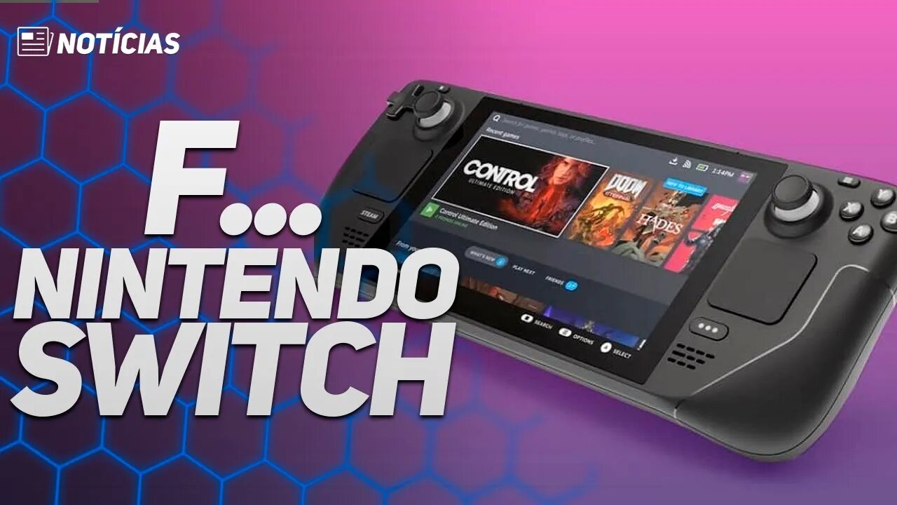 Steam Deck - o Switch PRO que a Nintendo deveria lançar! Será que roda emulador?