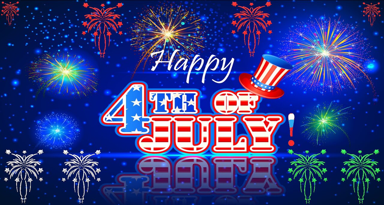 Happy 4th Of July - From Happy Birthday 3D - Star Spangled Banner - Video Card