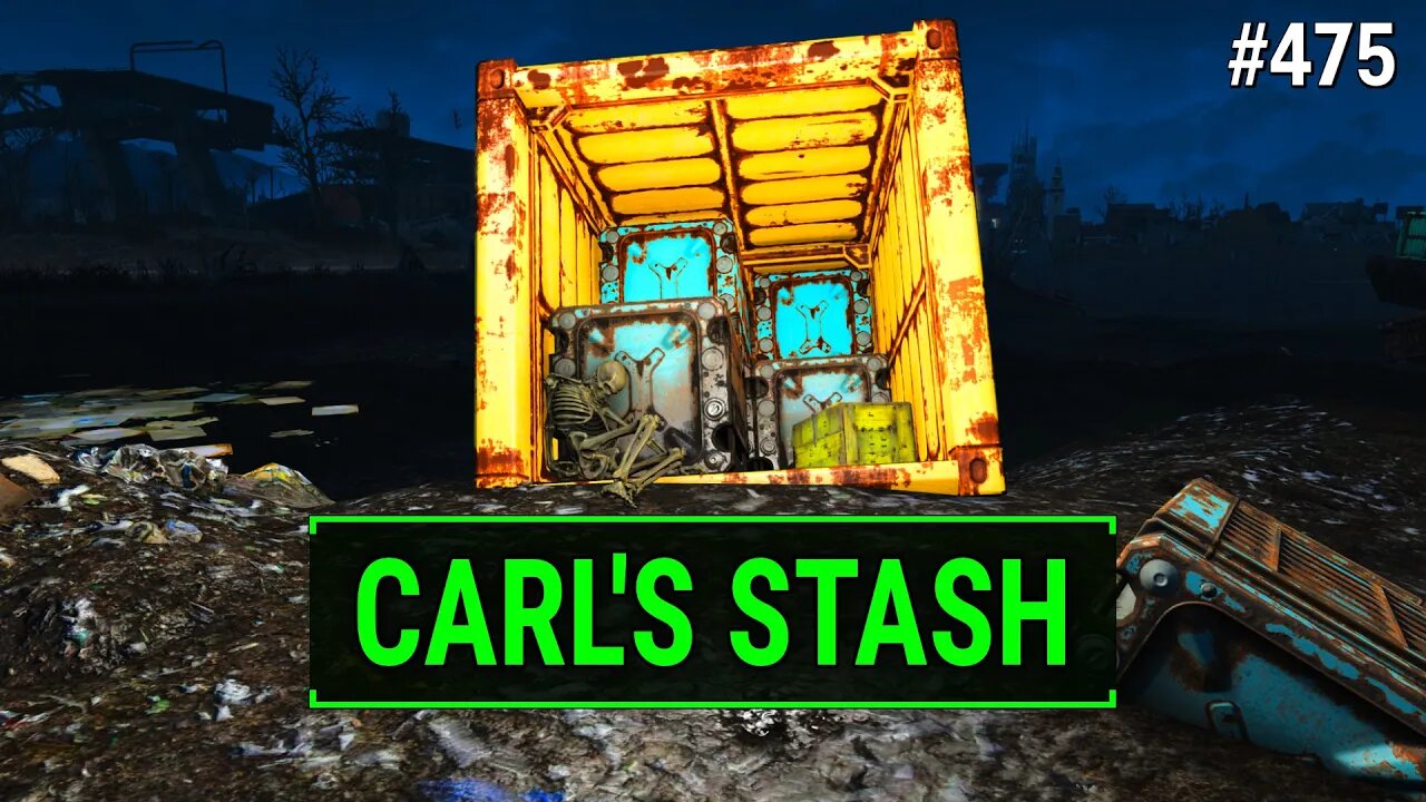 Fallout 4 Unmarked - Finding Carl's Military Stash | Ep. 475