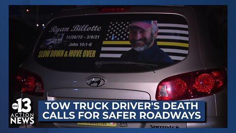 Tow truck driver's death continues to spark calls for safer roadways