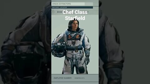 Chef Class in Starfield #starfield
