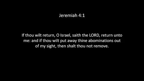 Jeremiah Chapter 4