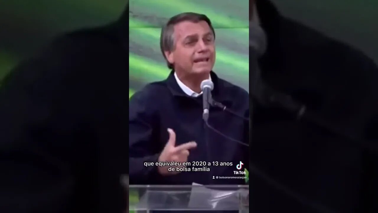 Por isso defendo Jair Bolsonaro, nenhum outro presidente faz isso! LIBERDADE #Shorts