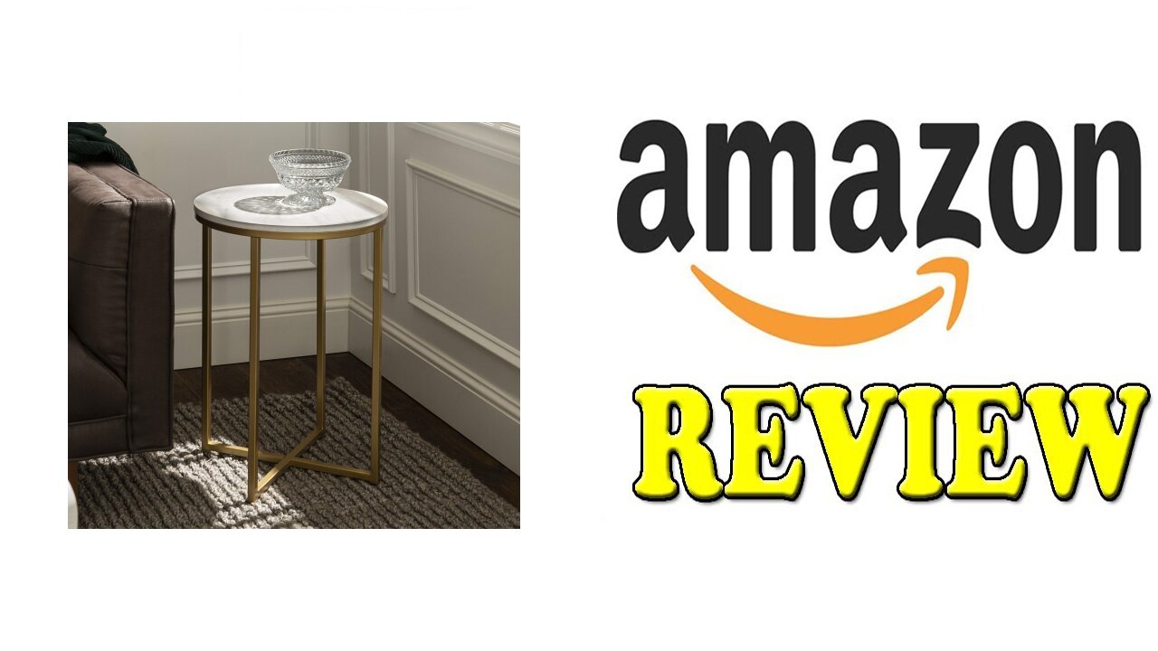 WE Furniture Round Side Table Review