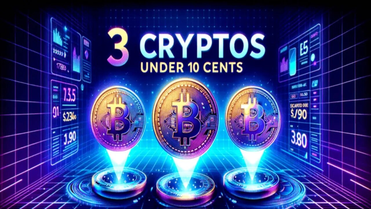 Big Crypto Investment Opportunity? | 3 Cryptos Under 10 Cents to Buy Before the Next Bull Run