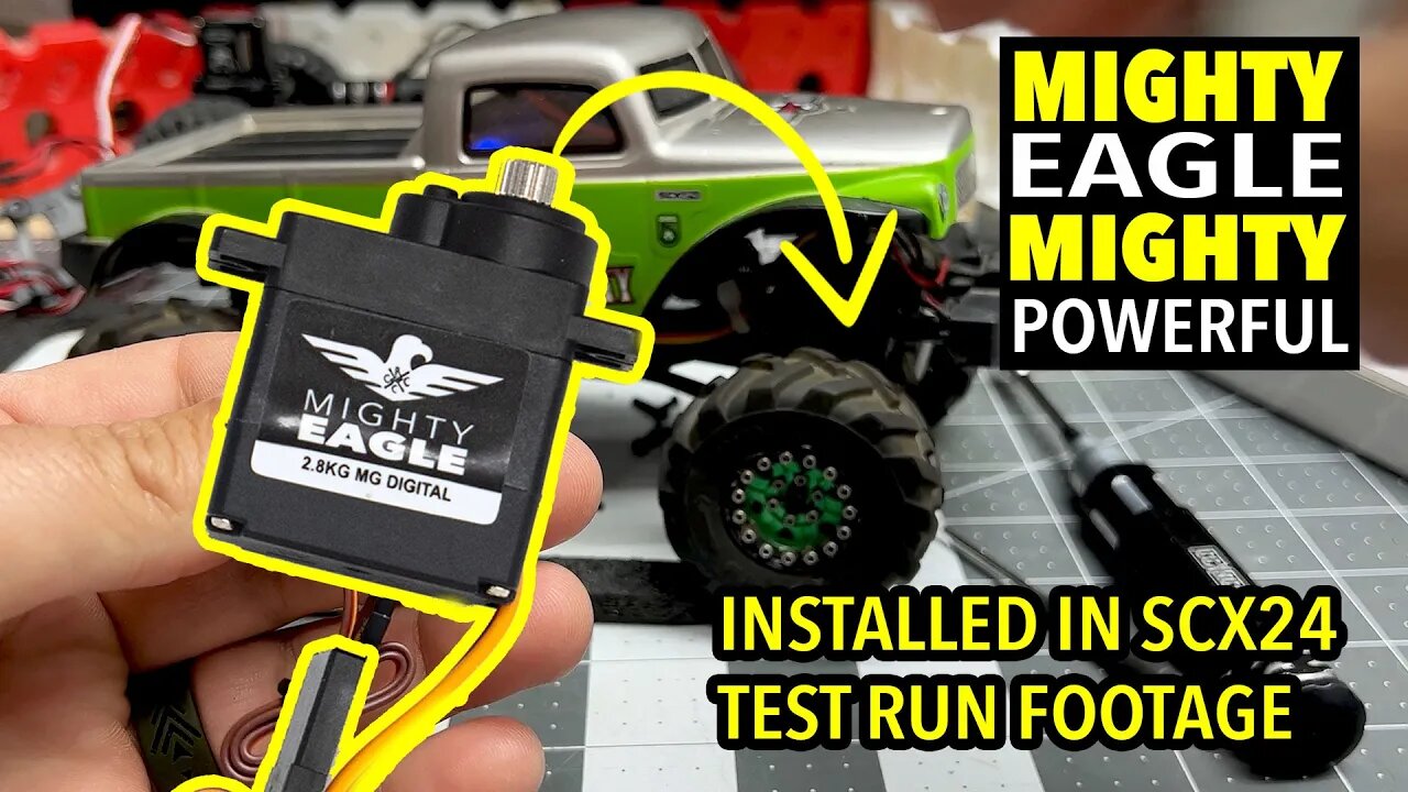 CCxRC Mighty Eagle Micro Servo for 1/18 and 1/24 Scale Crawlers