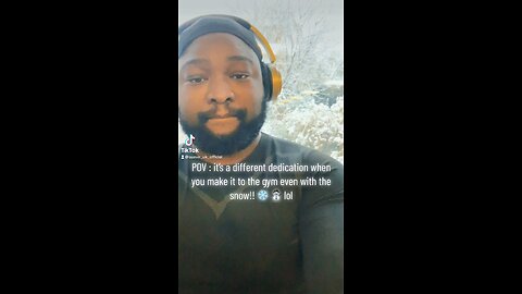 #gym #snow #dedication