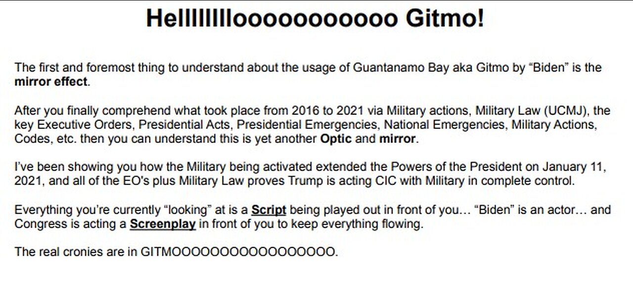 After Dark Fri May 12, 2023 Hello Gitmo & Actors by Derek Johnson, Ep 7