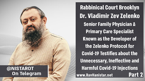 Brooklyn Rabbinical Court: Dr. Vladimir Zev Zelenko Part 2 | @nistarot on Telegram