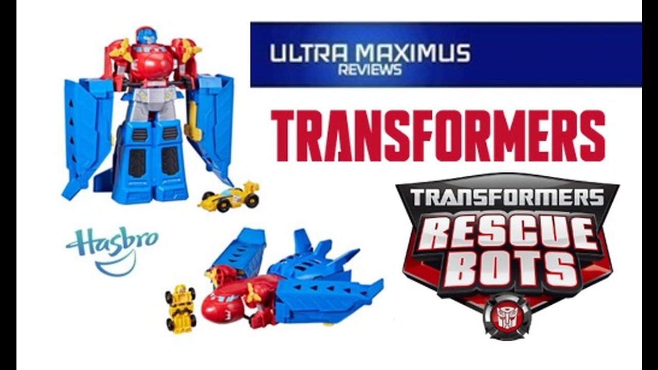 🔥 Optimus Prime Jumbo Jet Wing Racer | Transformers Rescue Bots