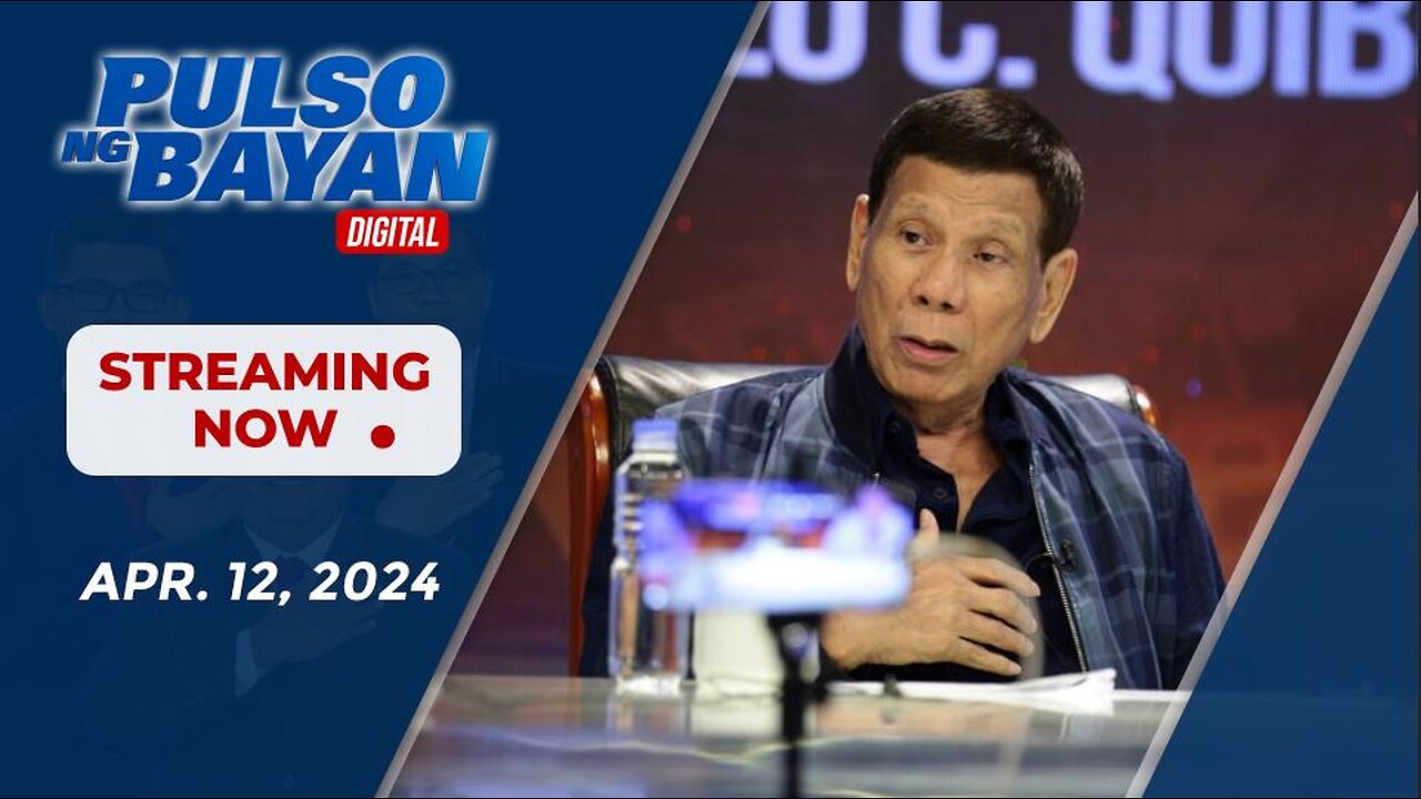 Pulso ng Bayan kasama sina Admar Vilando at Jade Calabroso| April 12, 2024, Biyernes