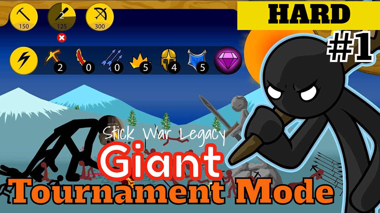 Tournament Mode | Levels Hard | 1st Round | Giant VS Maverick