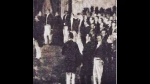 Momento em que a Lei Áurea foi apresentada a Sua Alteza Imperial a Princesa regente Dona Isabel.