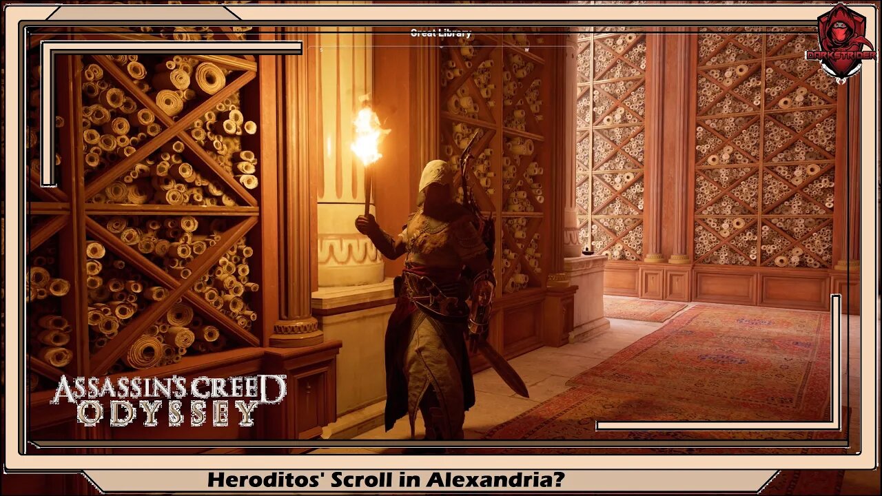 Assassin's Creed Origins- Heroditos' Scroll in Alexandria?