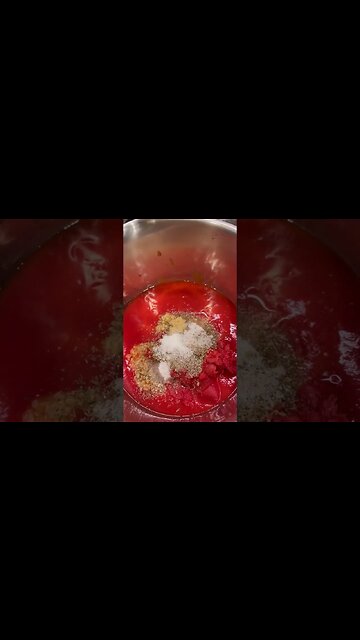 This is how I make my homemade pizza sauce. 😋 #pizzasauce