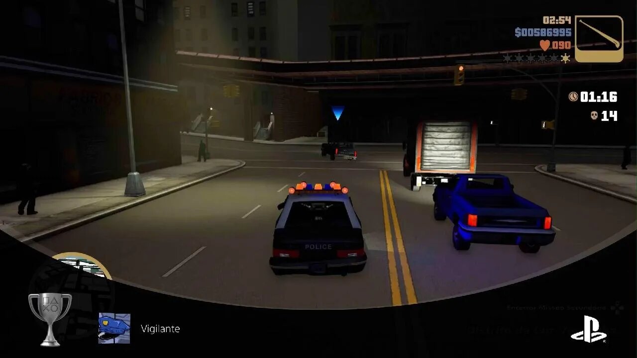 Vigilante - Mate 15 criminosos durante uma missão de Justiceiro - Grand Theft Auto III