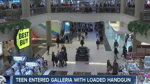 Teen entered Galleria with loaded handgun