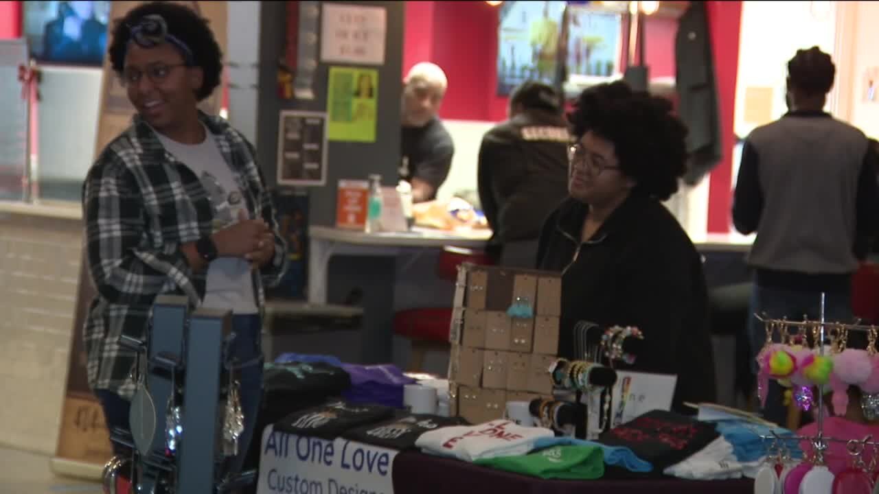 Shopping Black owned businesses at Sherman Phoenix
