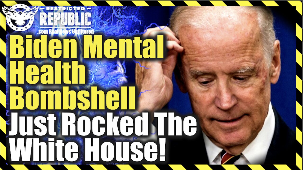 It’s Finally Out! Biden Mental Health Bombshell Just Rocked The White House!