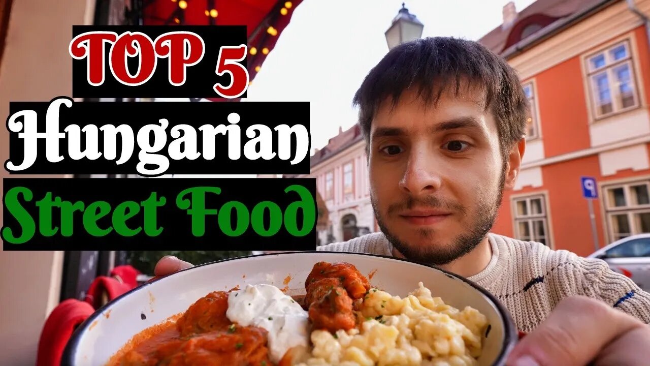 Top 5 Hungarian STREET FOOD to try in Budapest 🇭🇺