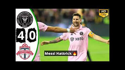 Inter Miami vs Toronto 4-0 - All Goals & Highlights - 2023