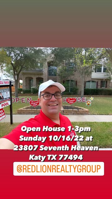 Open House 1-3pm Sunday 10/16/22