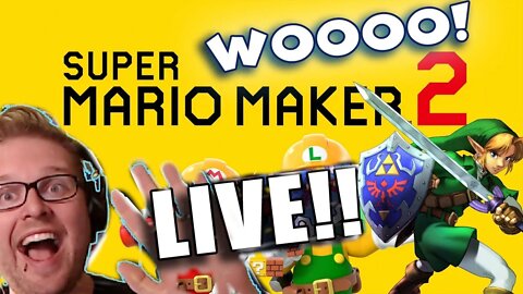 Mario Maker 2 - Zelda Time!!! Let's build some SWEET zelda courses